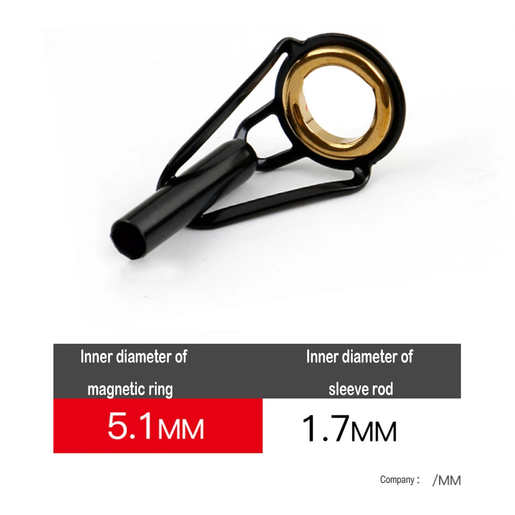 1.5mm/1.6mm/1.7mm/1.8mm Fishing Top Rod Guide Ring Fishing Tackle Accessories