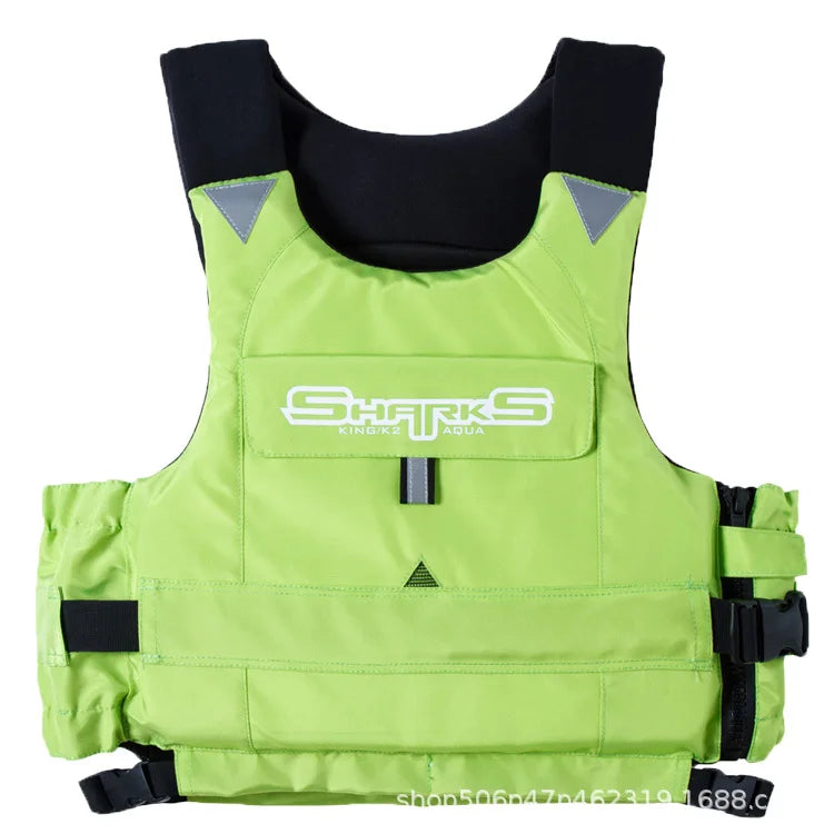Adult Boys Girls Life Jacket Swim 50N Buoyancy Aid Vest Sportwear for Kayak Fishing Watersport, Swimsuit for Surfing Canoeing