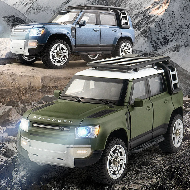 Top 1/24 2.4G RC Cars 4WD Alloy Climbing Car LED Light, Fog Light, Double Flashing Light, Turn Light, Reversing Light