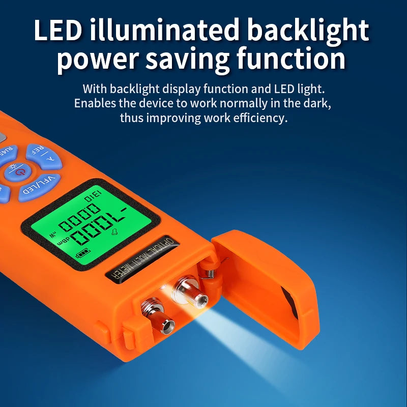 All in One Fiber Optic Cable Tester FTTH Tool Rechargeable Mini Optical Power Meter / 30mW Visual fault locator / Rj45 Testing