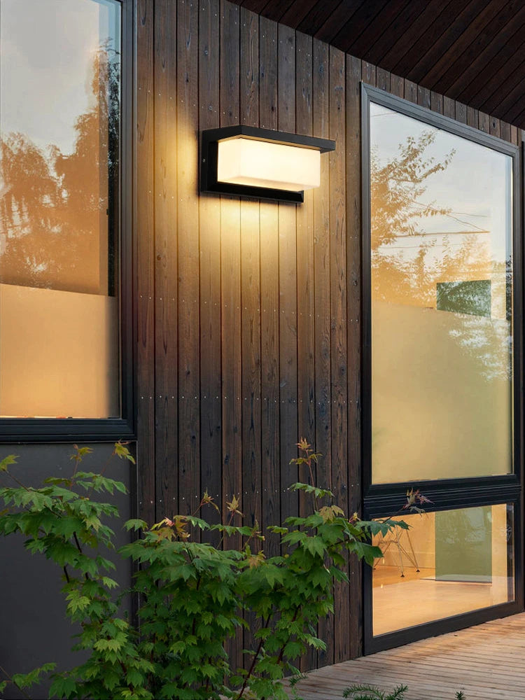 IP65 Motion Sensor Outdoor Lighting Porch Lights 20W Balcony Garden Lights Wall Lamp AC85-265V Led Outdoor Wall Light Waterproof