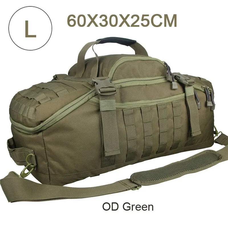LQARMY 45L 80L Camping Backpacks Men Tactical Backpack Molle Hiking Travel Climbing Rucksack Sports Gym Duffel Bag