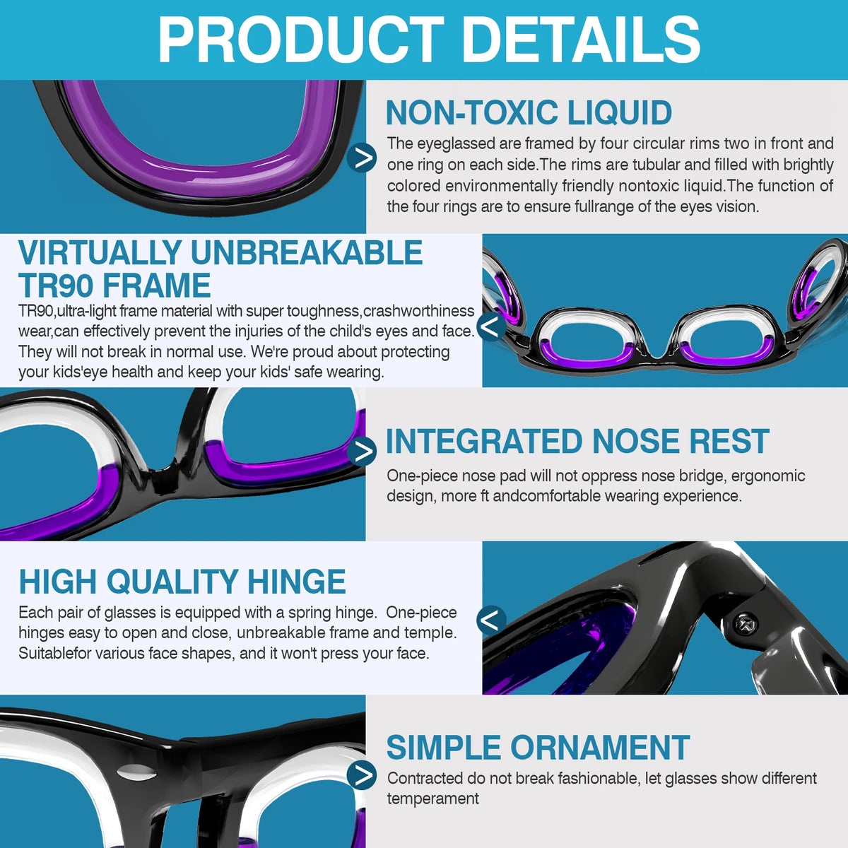 Anti-Motion Sickness Glasses | Ultra-Light Ergonomic Design for Cars/Travel/Cruises | Portable Nausea Relief