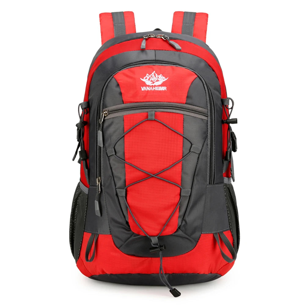 Multifunctional Hiking Backpack: Nylon, Waterproof, Lightweight Daypack for Travel & Camping with Large Capacity