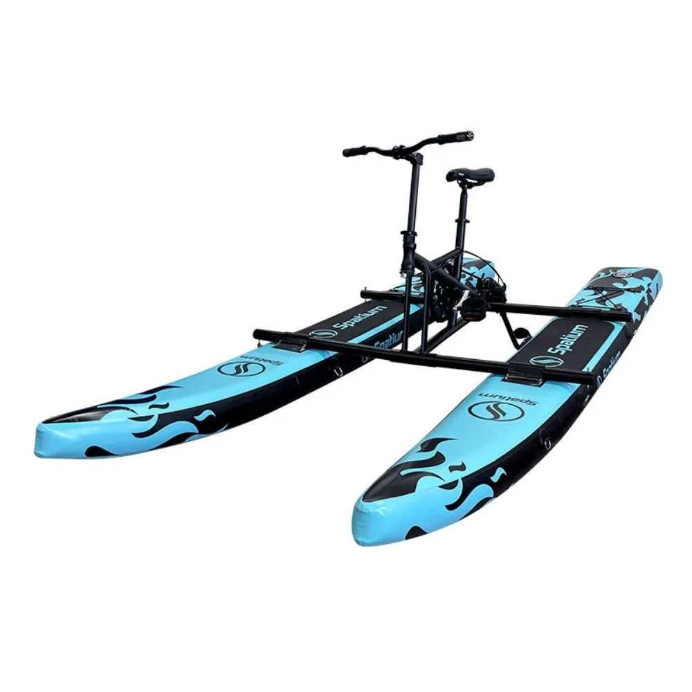Single Water Bike Inflatable Pedal Boat 3.0 Inflatable Pedal Kayak Pedal Bicycle For Water Sports More Stable And Easy To Drive