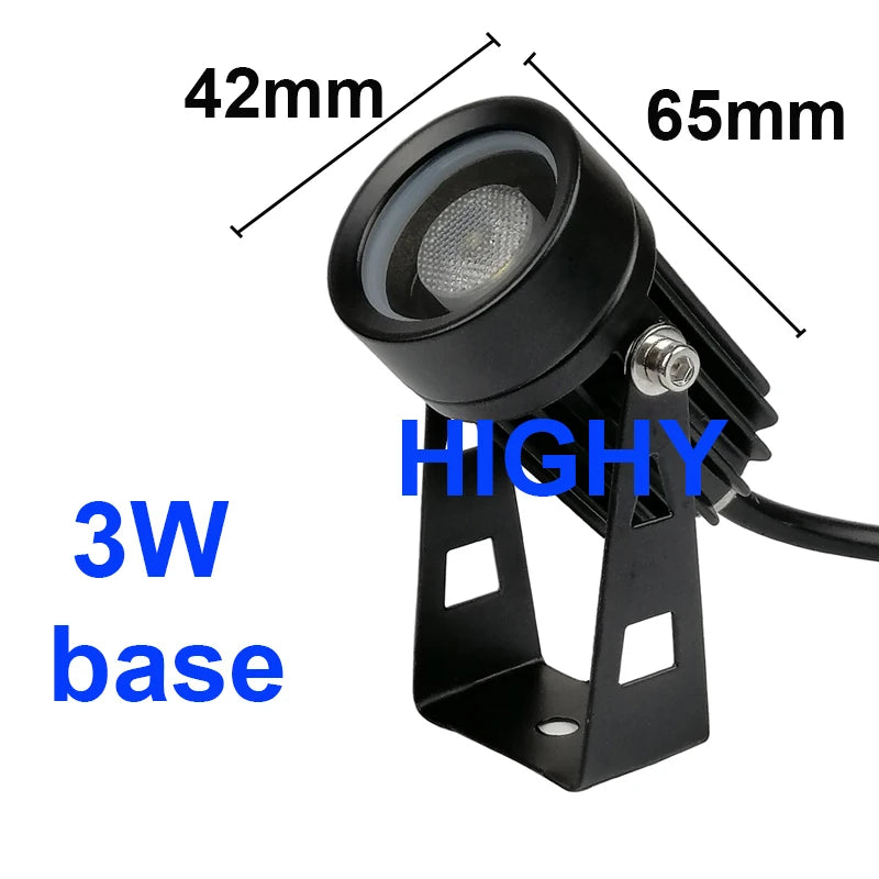 Waterproof Outdoor Garden Lawn Lamps 220V 110V 12V 3W 5W LED Lawn Light Spike Bulb Tuinverlichting Outdoor Lighting for garden