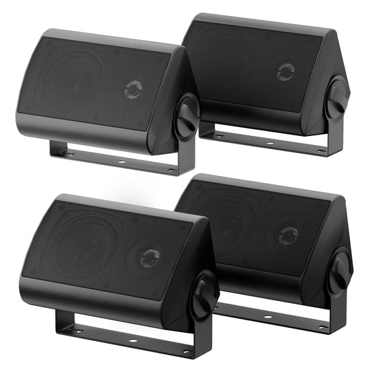 Herdio 4 Inch Outdoor Speaker Passive 400W Wireless Stereo Subwoofer Music Full Range Audio Bass Loudspeaker For Home Theater