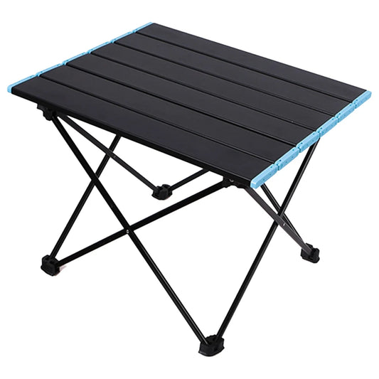 Folding Table Aluminum Alloy Picnic Table Lightweight Portable Camp Table with Carry Bag for Outdoor Camping Beach Picnic