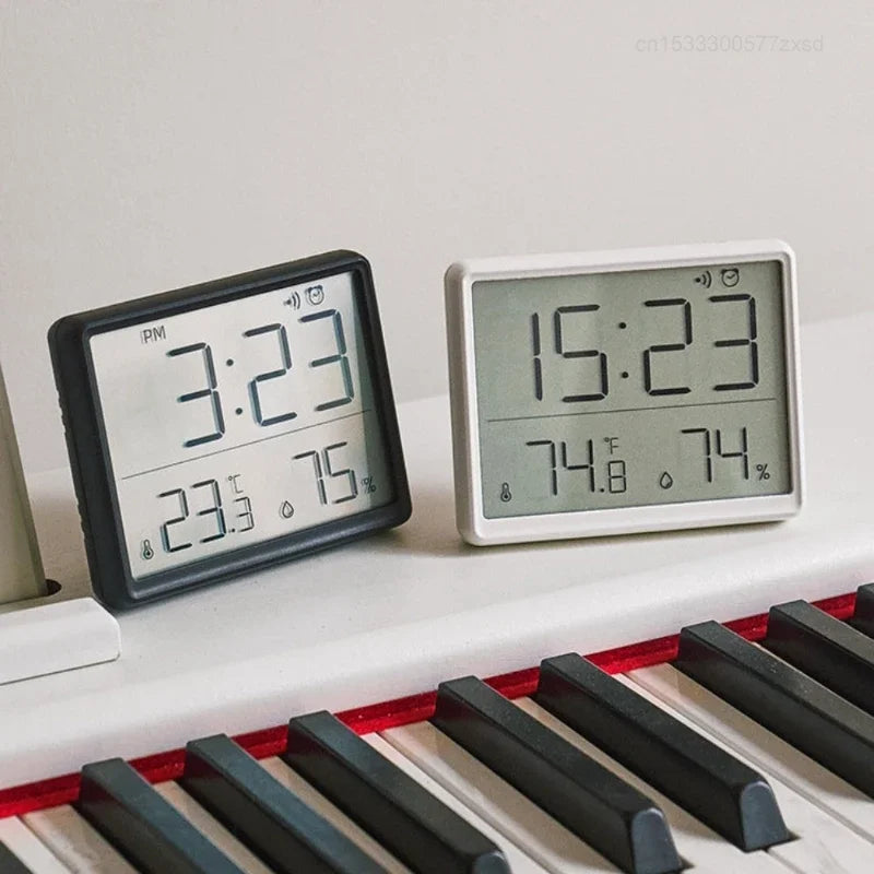MIJIA Multifunction Thermometer Hygrometer Automatic Electronic Temperature Humidity Monitor Clock Monitor Wall Monitor Clocks