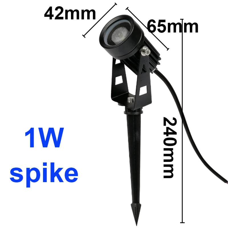 Waterproof Outdoor Garden Lawn Lamps 220V 110V 12V 3W 5W LED Lawn Light Spike Bulb Tuinverlichting Outdoor Lighting for garden