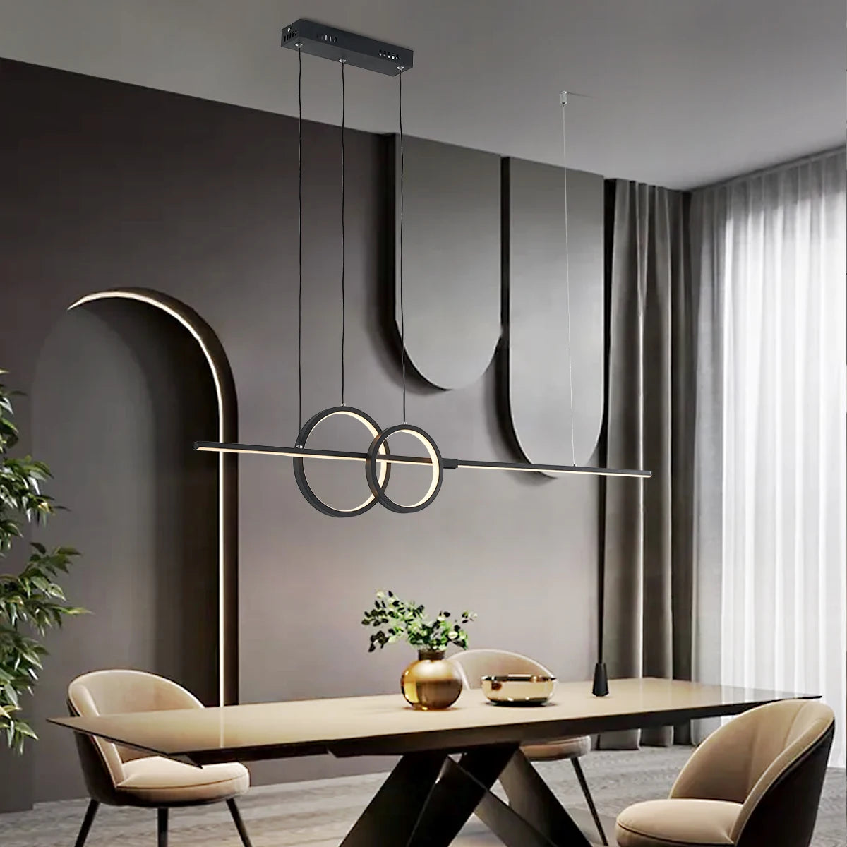 Nordic Simple led Chandelier for Kitchen Dining Room Hanging Lamps Modern chandelier Decoration bedroom Indoor Lighting Fixture