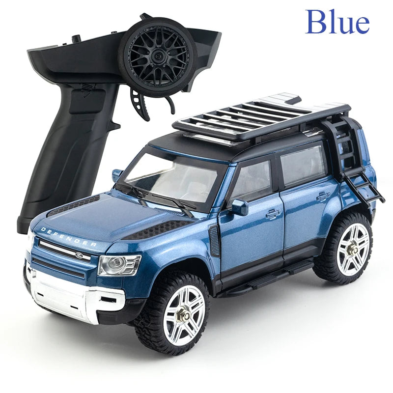 Top 1/24 2.4G RC Cars 4WD Alloy Climbing Car LED Light, Fog Light, Double Flashing Light, Turn Light, Reversing Light