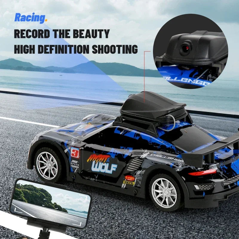 480P Camera RC Cars 2.4G 4CH Remote Control Racing Cars High Speed Radio Controlled Vehicle Car Model Toys Children Kids Gifts