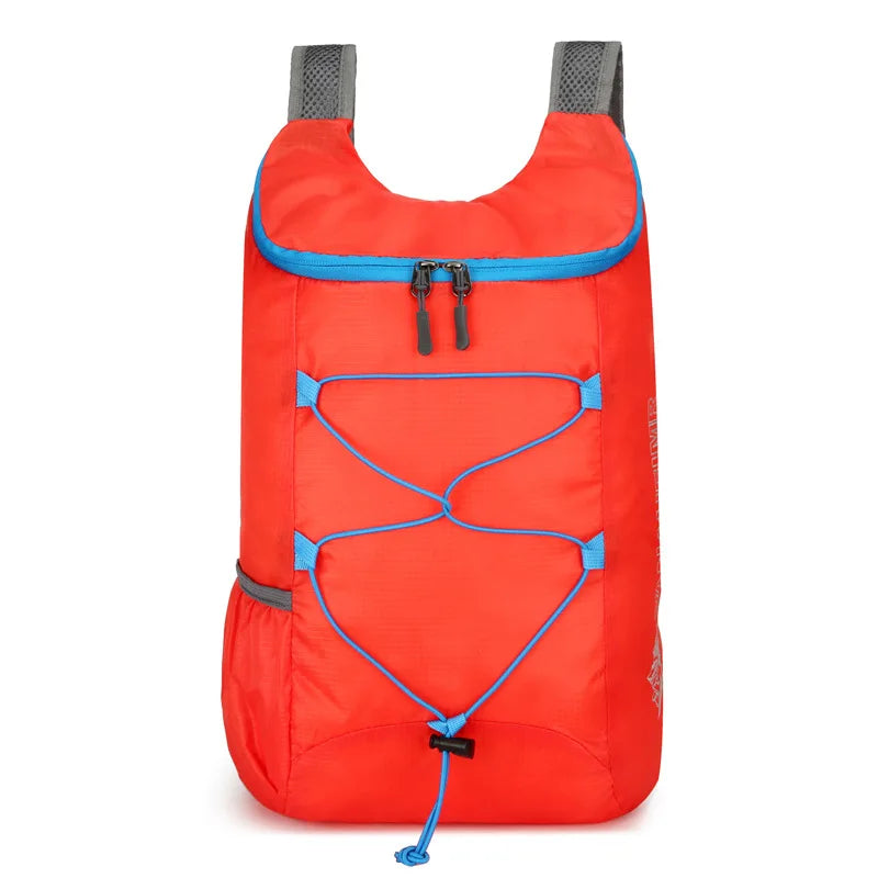 Folding Camping Bag Storage Bag Mountaineering Outdoor Splash proof Backpack Large Capacity Hiking Lightweight Travel Backpack