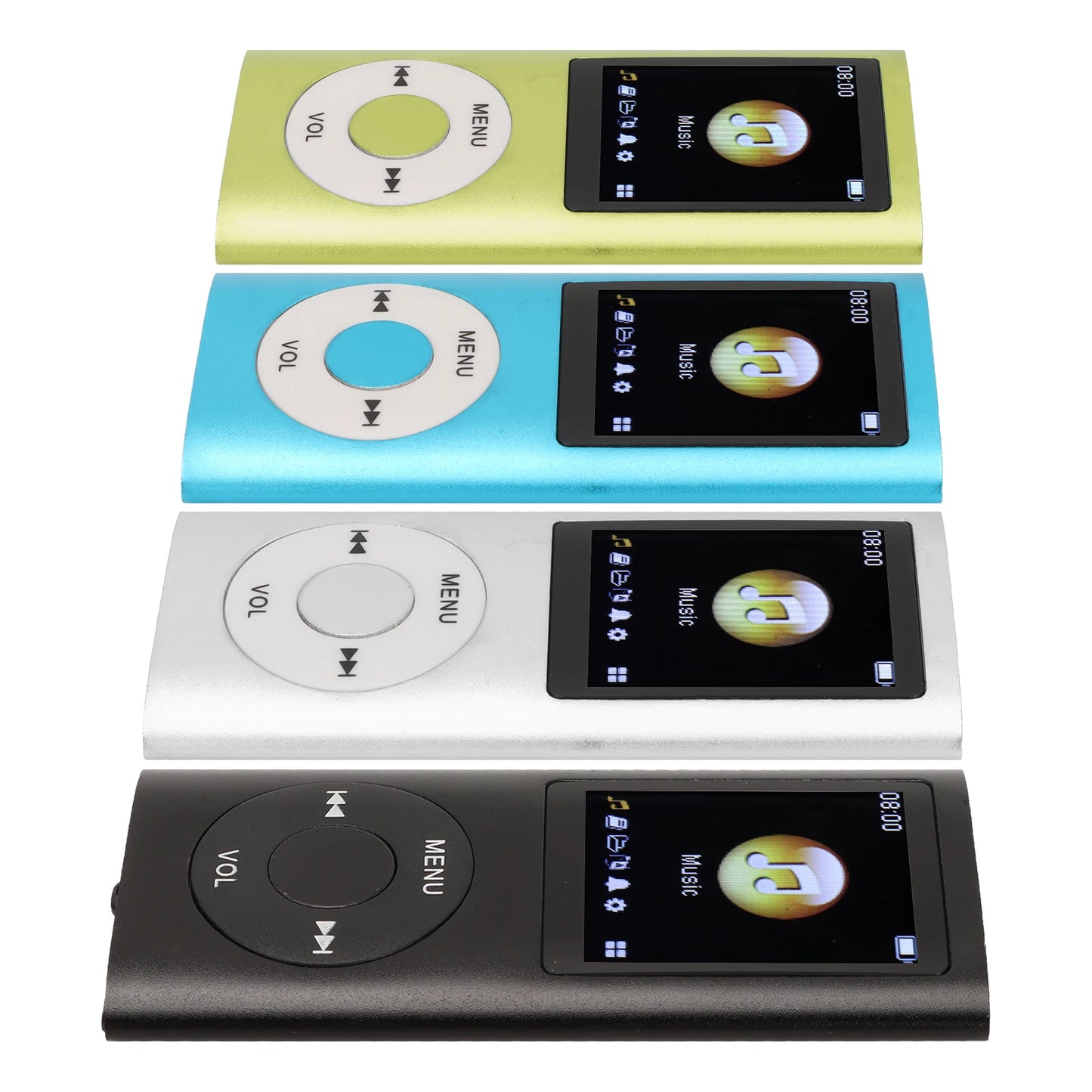 MP3 Player Stylish Multifunctional Lossless Sound Slim 1.8 Inch LCD Screen Portable MP3 Music Player MP3 Player Mini MP3 Player