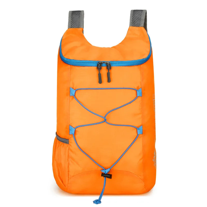 Folding Camping Bag Storage Bag Mountaineering Outdoor Splash proof Backpack Large Capacity Hiking Lightweight Travel Backpack