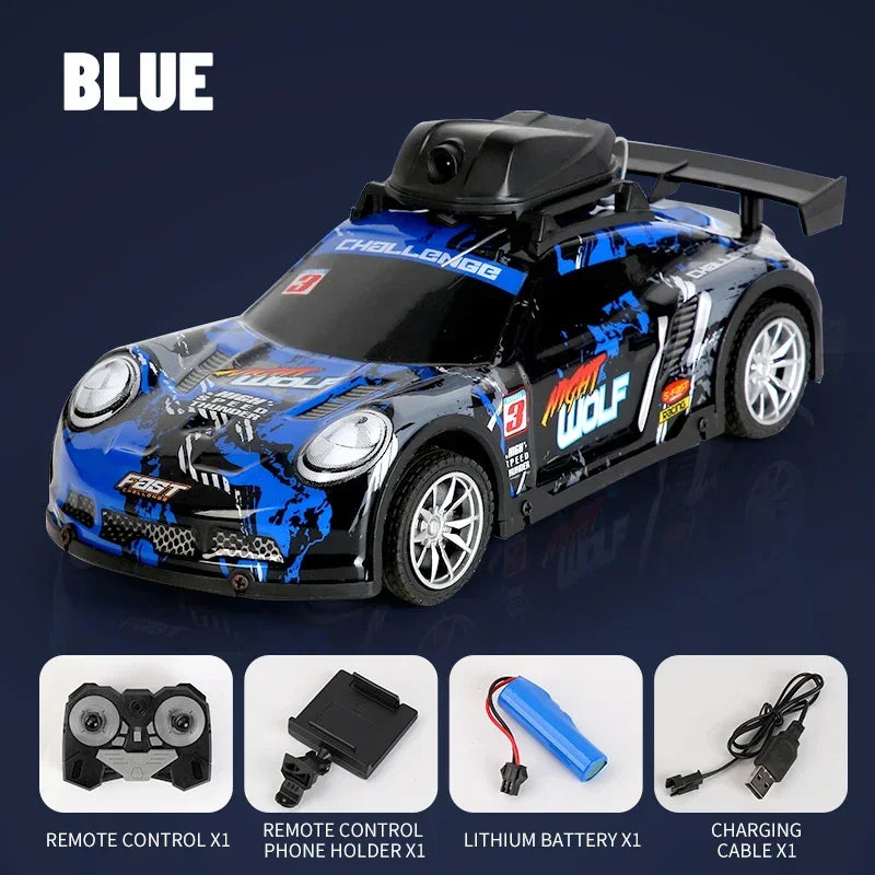 480P Camera RC Cars 2.4G 4CH Remote Control Racing Cars High Speed Radio Controlled Vehicle Car Model Toys Children Kids Gifts