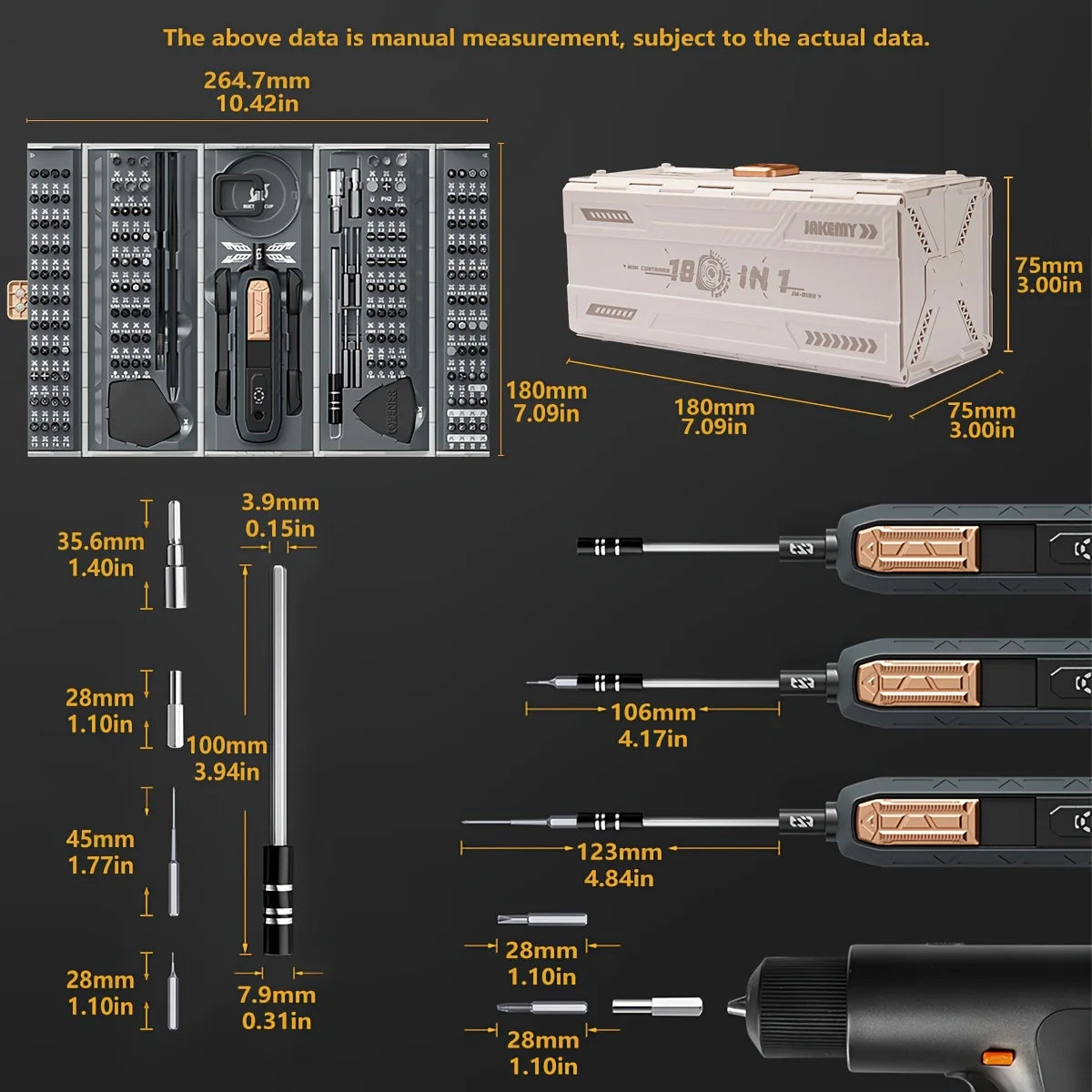 Precision Screwdriver Set, Stylish, Magnetic Repair Kit, Suitable For Laptop, Mobile Phones, Household Appliances, Glasses, Etc.