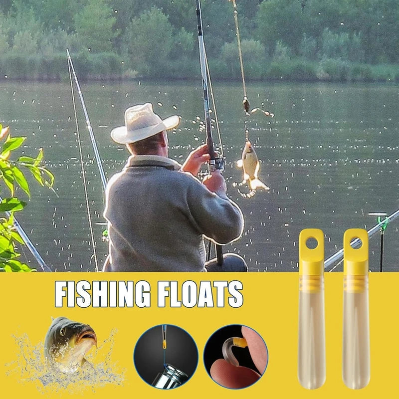 100-20PCS Quick Release Fishing Float Rest Rotation Swivels Silicone Bobber Holder Stopper Fishing Gear Block Fish Float Seat