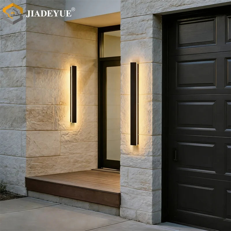 Waterproof LED long wall light ip65 outdoor lighting garden country house balcony light interior wall bedroom living room light
