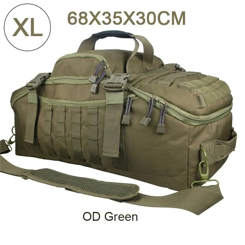 LQARMY 45L 80L Camping Backpacks Men Tactical Backpack Molle Hiking Travel Climbing Rucksack Sports Gym Duffel Bag