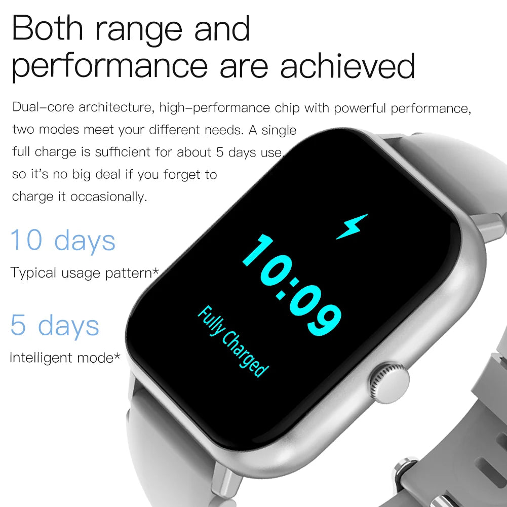 OLEVS 8203 Smart Watch 1.83 Inch Full Touch Screen Bluetooth Call Smartwatch Waterproof  Music Fitness Tracker Sports Smartwatch