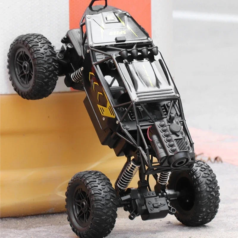 Kawaii Toy Car Gift-Upgrade Alloy 6WD Climbing Off-road Rc Cars,Remote Control Car Model,Fart Spray 8K HD Camera,Toys For Boys