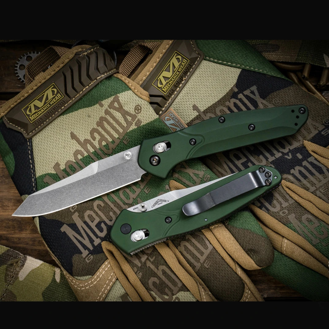 BM 940 EDC Axis Knife with Black Nylon Glass Fiber Handle Folding Pocket Knife Outdoor Knives Multitool Camping Fishing Hunting