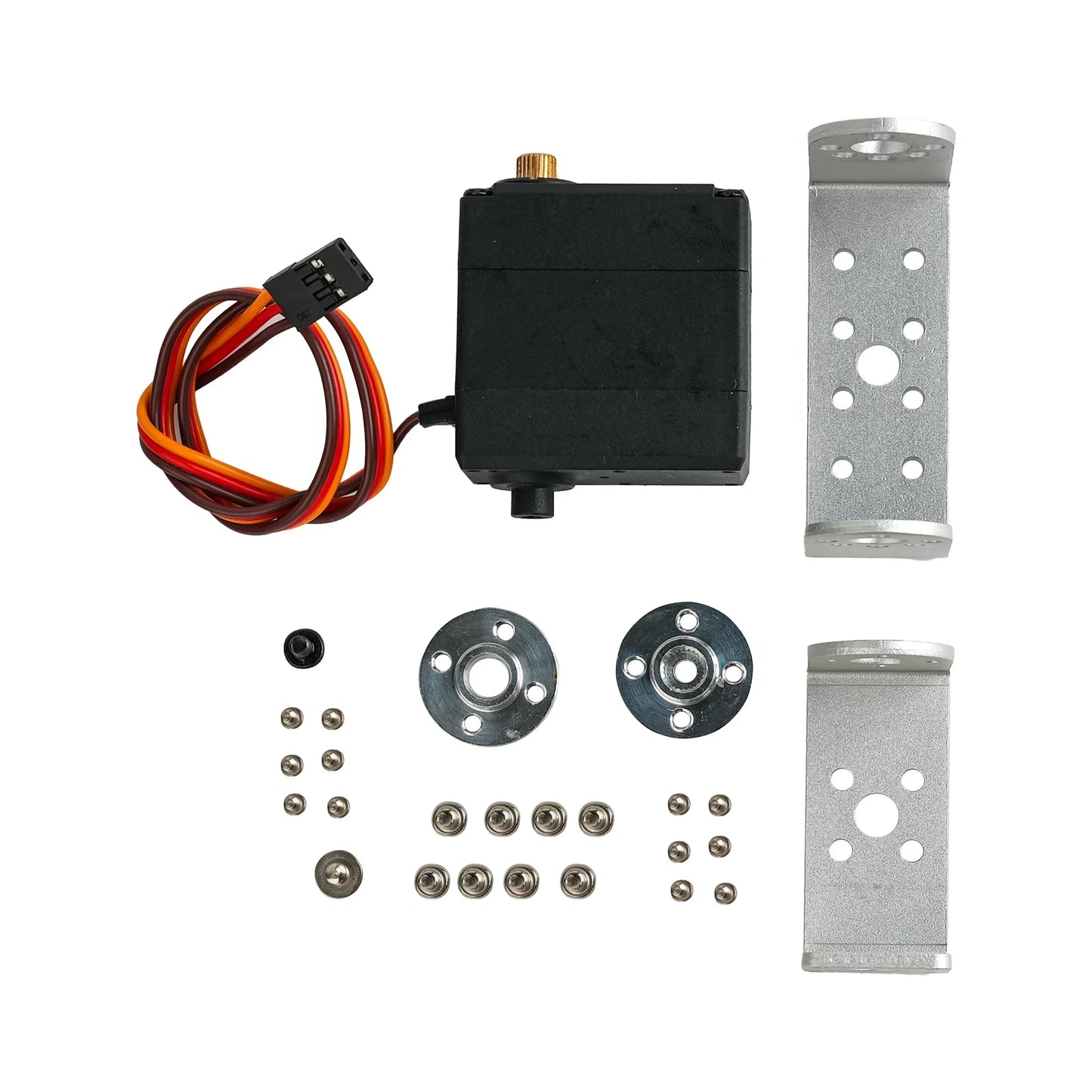 15/20/25/30/35kg Metal Digital Servo 4.8-8.4V 180/270 Degree Dual-Axis Servo Brushed Motor Angle Control for Robots RC Cars