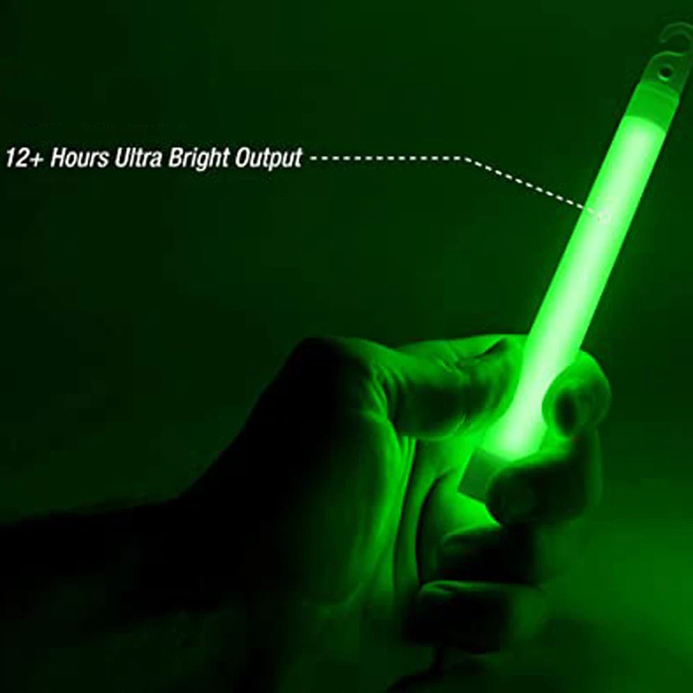 6 Inch Survival Kit Glow Light Sticks Walking and Hiking Camping SOS Gear Outdoor Equipment SOS 15*150mm