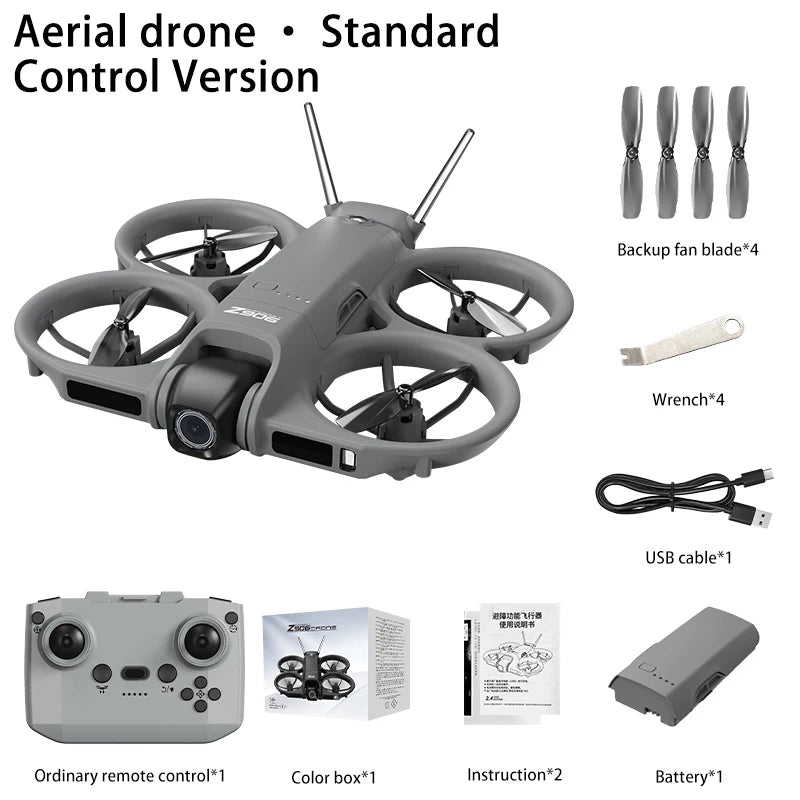 2026 Drone With 4.3-inch Large Screen 8k High-definition Aerial Photography Obstacle Avoidance Remote Control Quadcopter