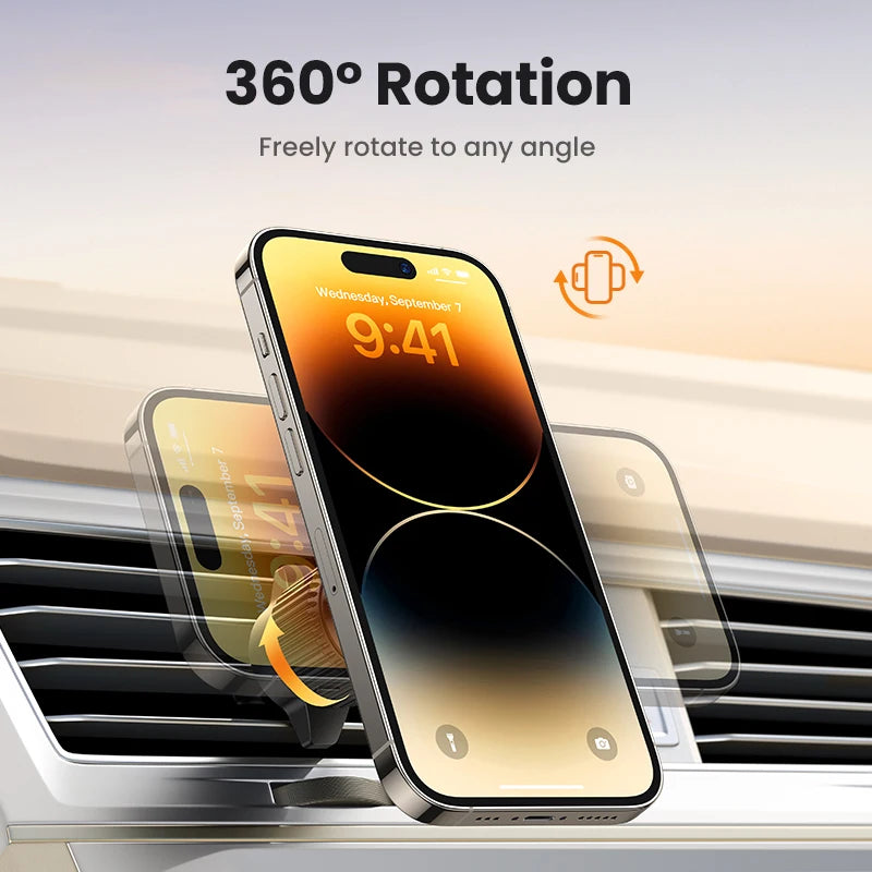 RU UGREEN Qi2 25W 15W Magnetic Car Phone Holder Wireless Charger Stand For iPhone 16 17 Pro Max Charging for Magsafe Car Charger