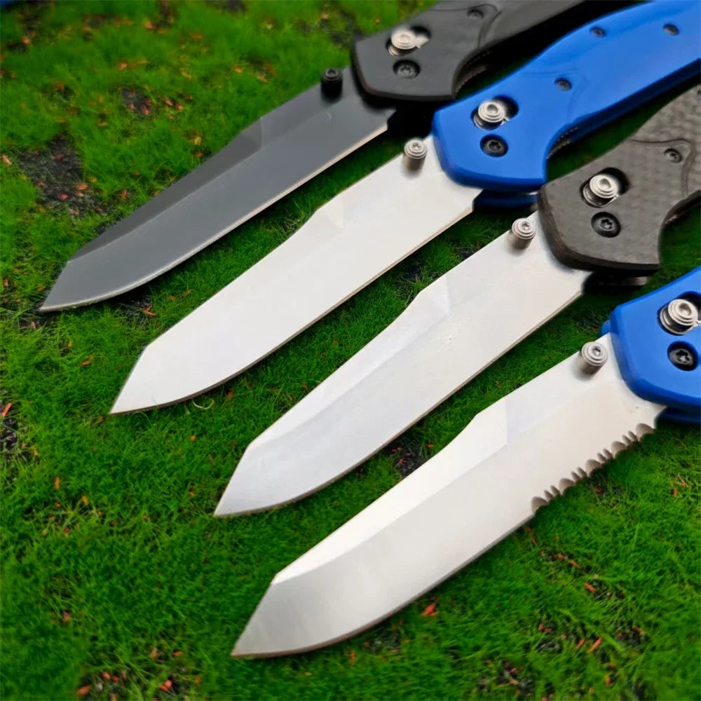 BM 940 EDC Axis Knife with Black Nylon Glass Fiber Handle Folding Pocket Knife Outdoor Knives Multitool Camping Fishing Hunting