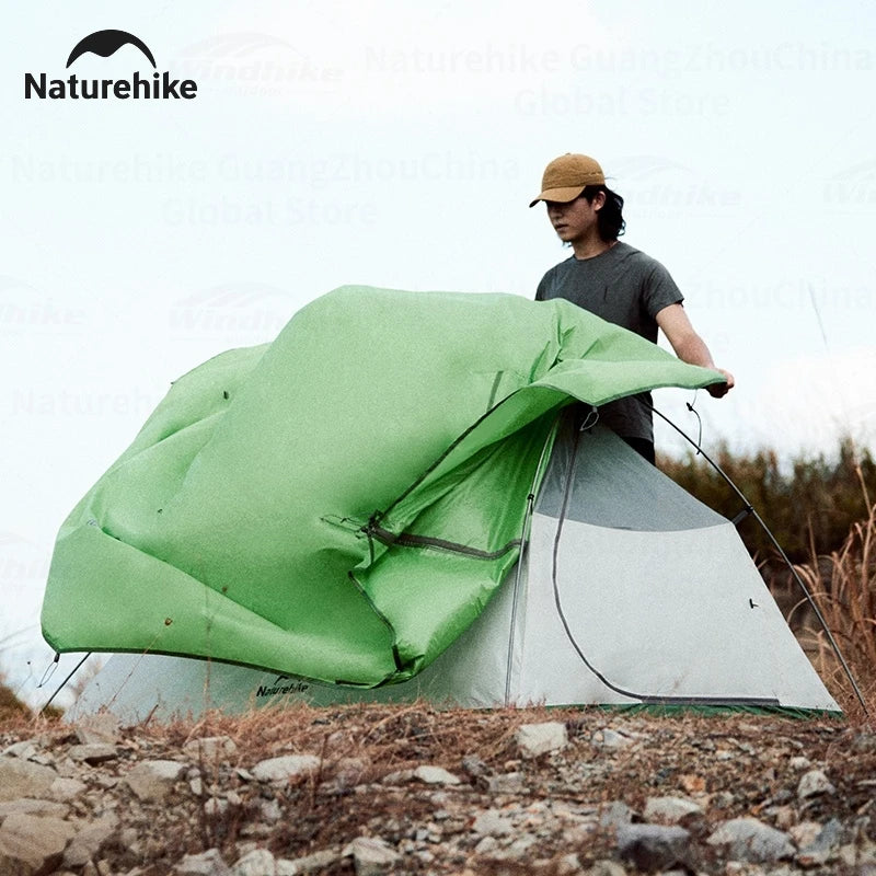 Naturehike Cloud Up Base Tent 1 2 3 Person Waterproof Double Layer Outdoor Hiking Camping Backpacking Cycling Tent 210T Nylon