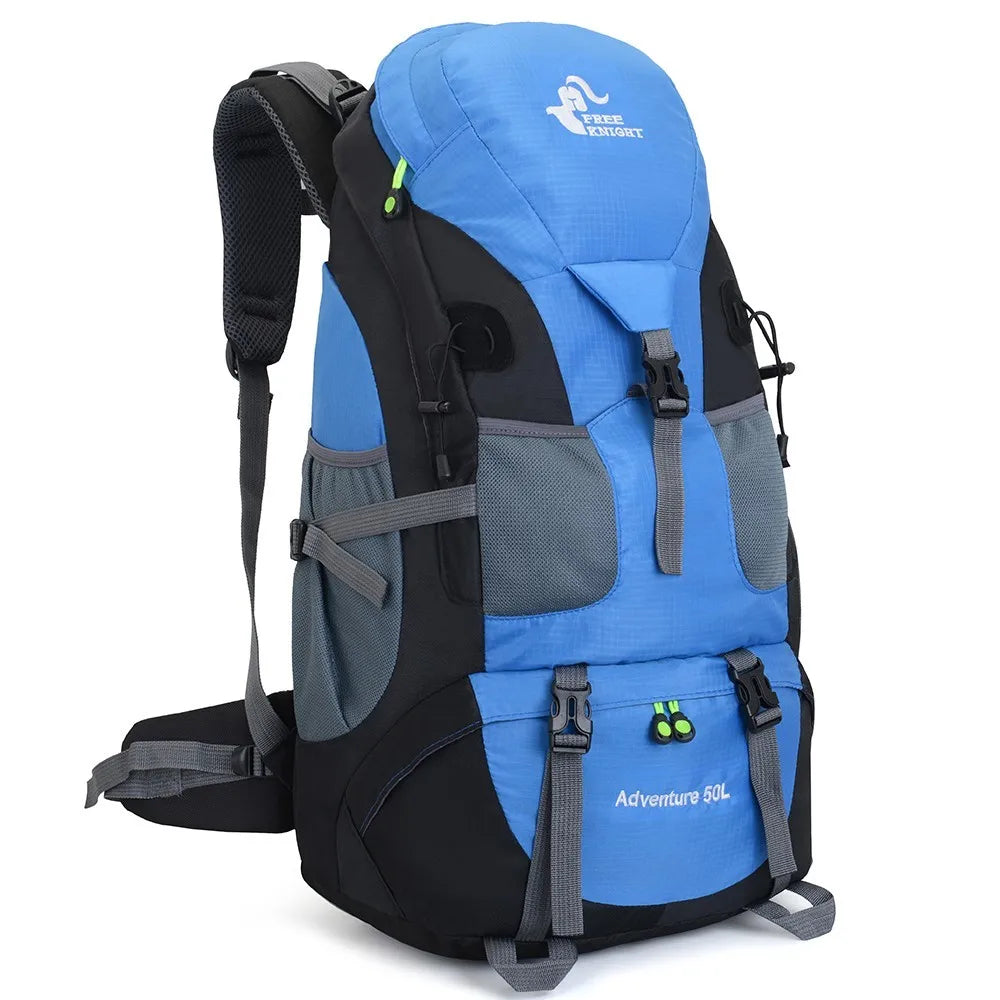 50L Outdoor Trekking Backpack Men Women Camping Hiking Bag Mountaineering Backpack Multi-functional Lightweight Sports Bag