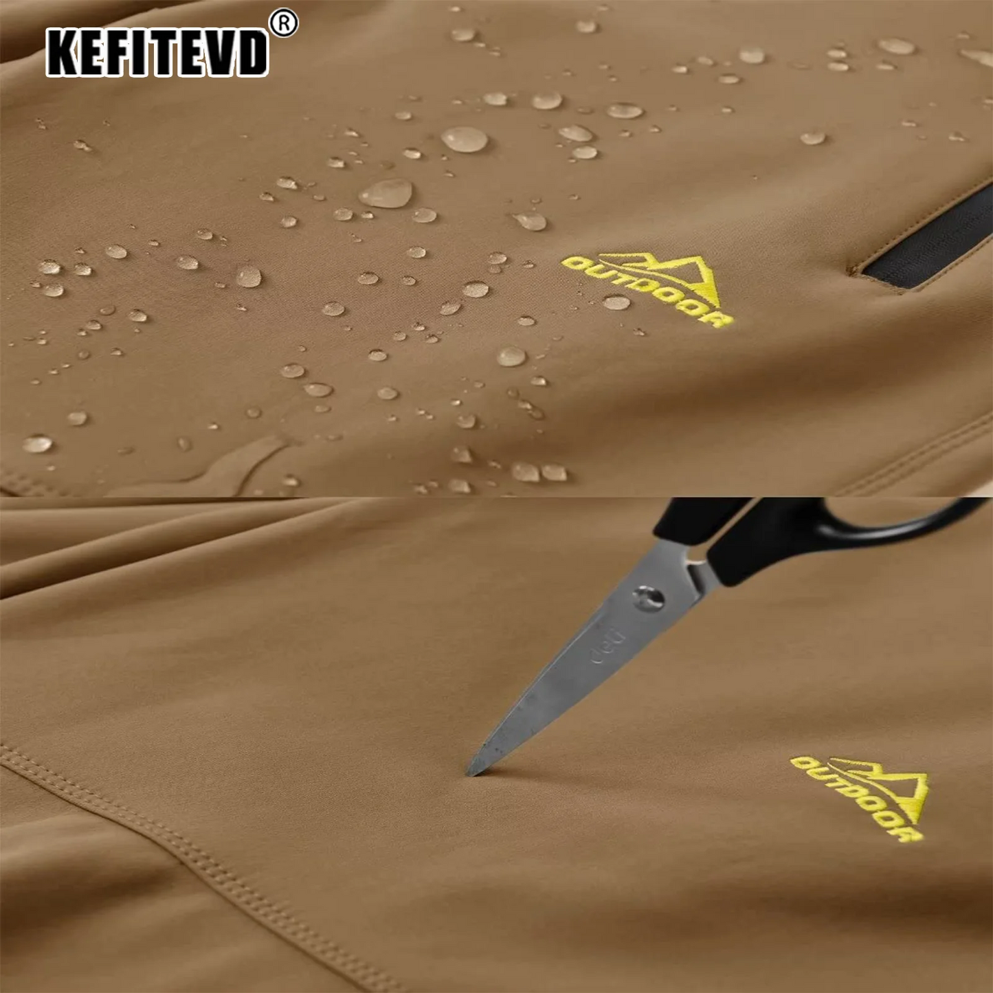 KEFITEVD Women's Winter Fleece Soft Shell Hiking Pants Warm Thermal Waterproof Windproof Trousers Outdoor Ski Camping Fishing