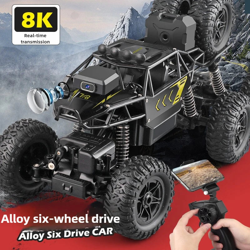 Kawaii 39cm Large Alloy 4WD Rc Cars,Remote Control Car Model,8-wheel 8K HD Camera Off-road Rc Drift Car,Toys For Boys,Funny Gift