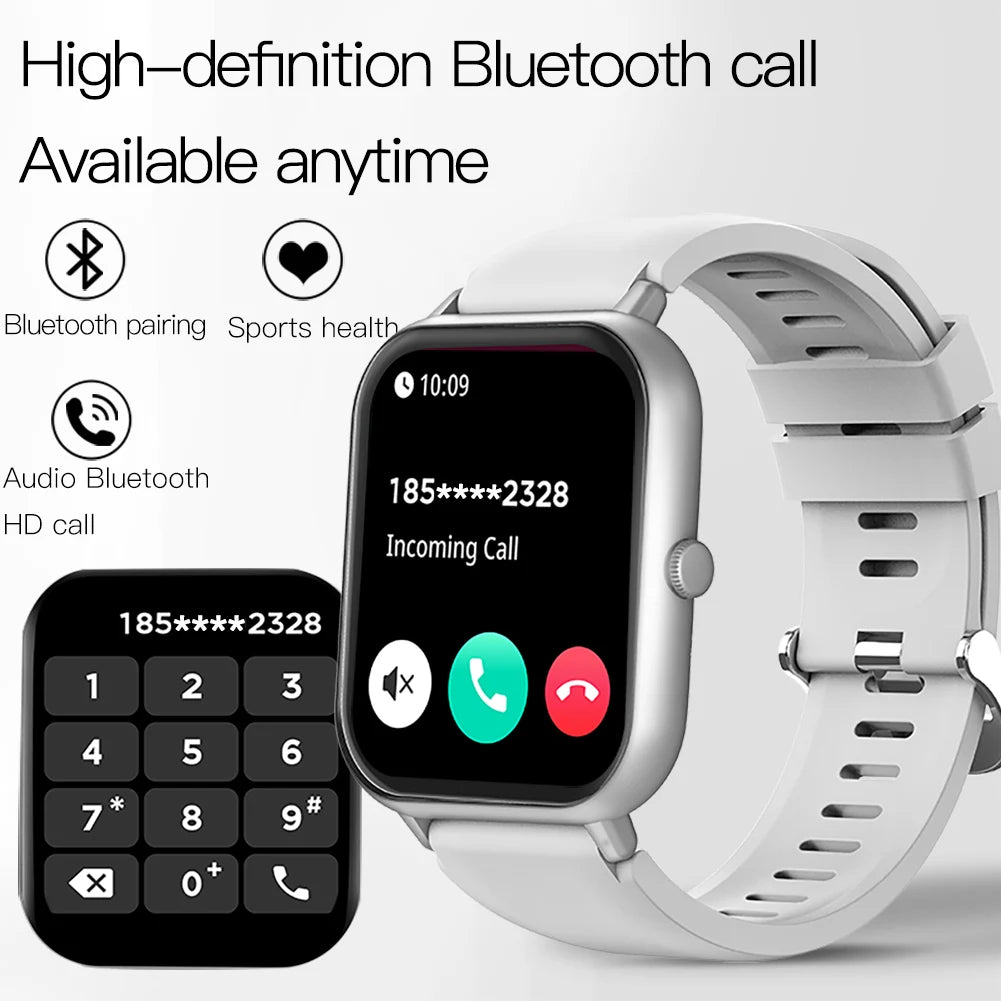 OLEVS 8203 Smart Watch 1.83 Inch Full Touch Screen Bluetooth Call Smartwatch Waterproof  Music Fitness Tracker Sports Smartwatch