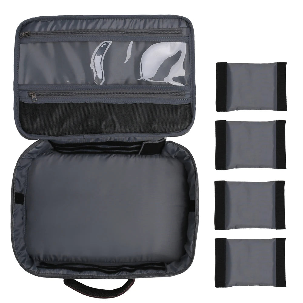 Fishing Reel Storage Case  Portable Fishing Gear Organizer Reel Case Fishing Tackle Bag for Spinning Baitcasting Fly Reels