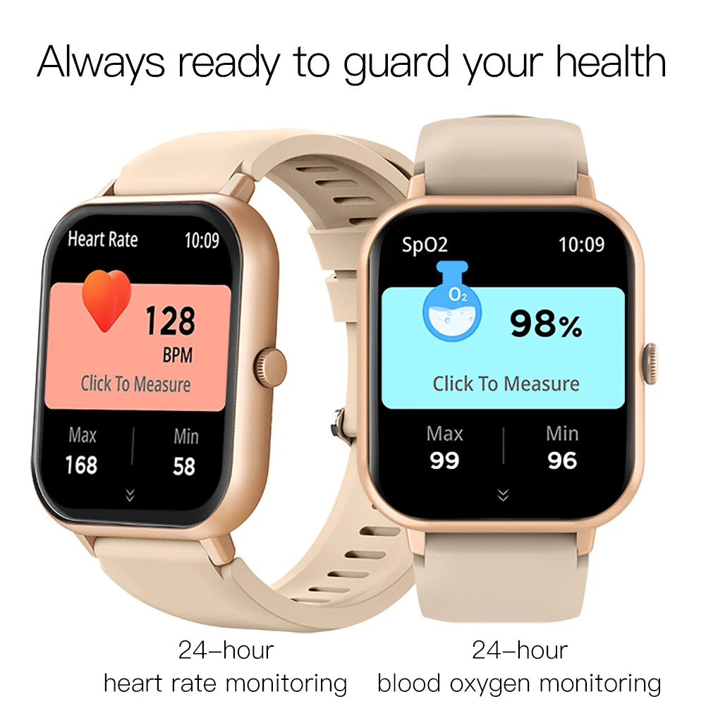 OLEVS 8203 Smart Watch 1.83 Inch Full Touch Screen Bluetooth Call Smartwatch Waterproof  Music Fitness Tracker Sports Smartwatch