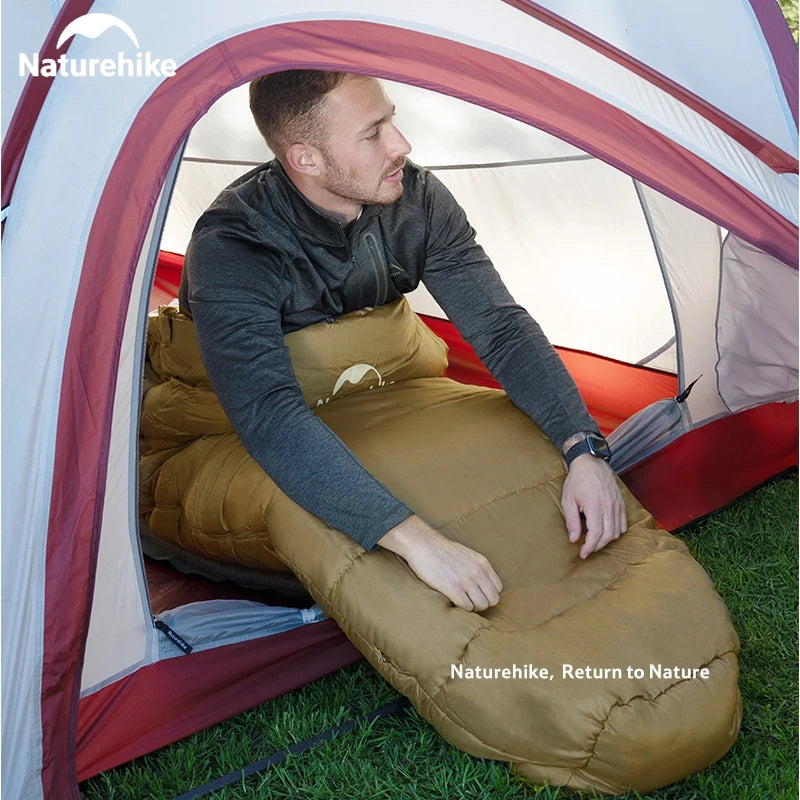 Naturehike Mummy Sleeping Bag -5~7℃ MJ300 / MJ600 for Outdoor Camping Hiking Travel Winter Spring Warm Sleeping Bag Portable