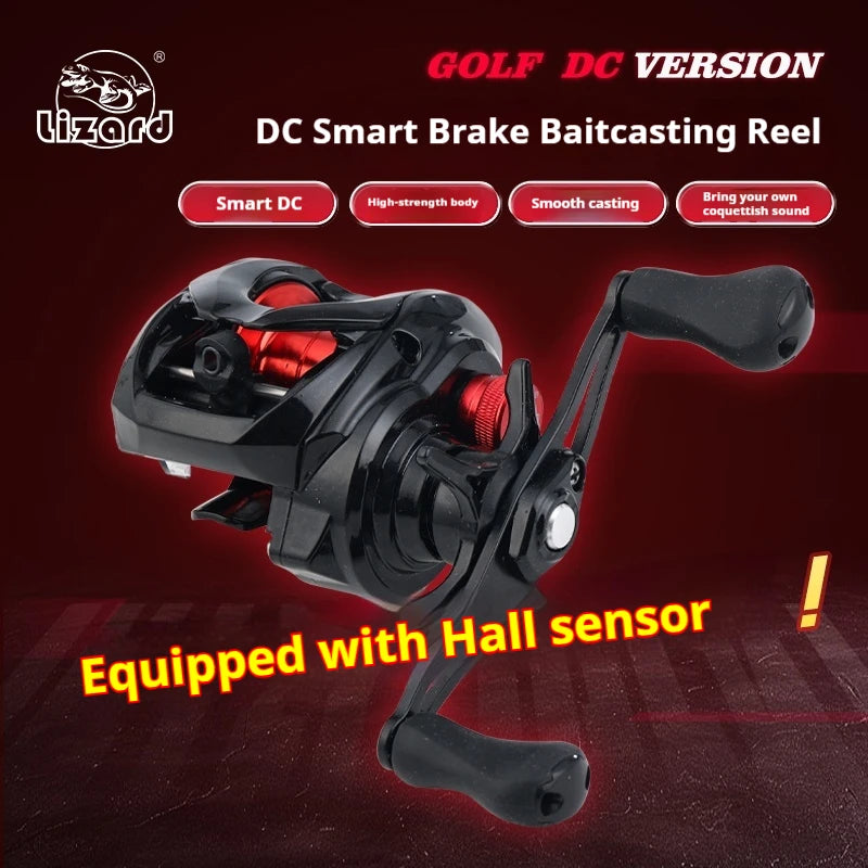 Baitcasting Reel DC Smart Electronic Brake Universal with Sound Device and Casting Alarm