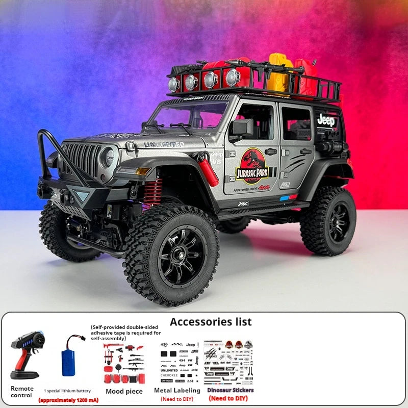 MN128 RC Cars 1:12 Jurassic Dinosaur Edition Herdsman Remote Control Car 4WD Off road Vehicle Model Car Adult Gifts Toys