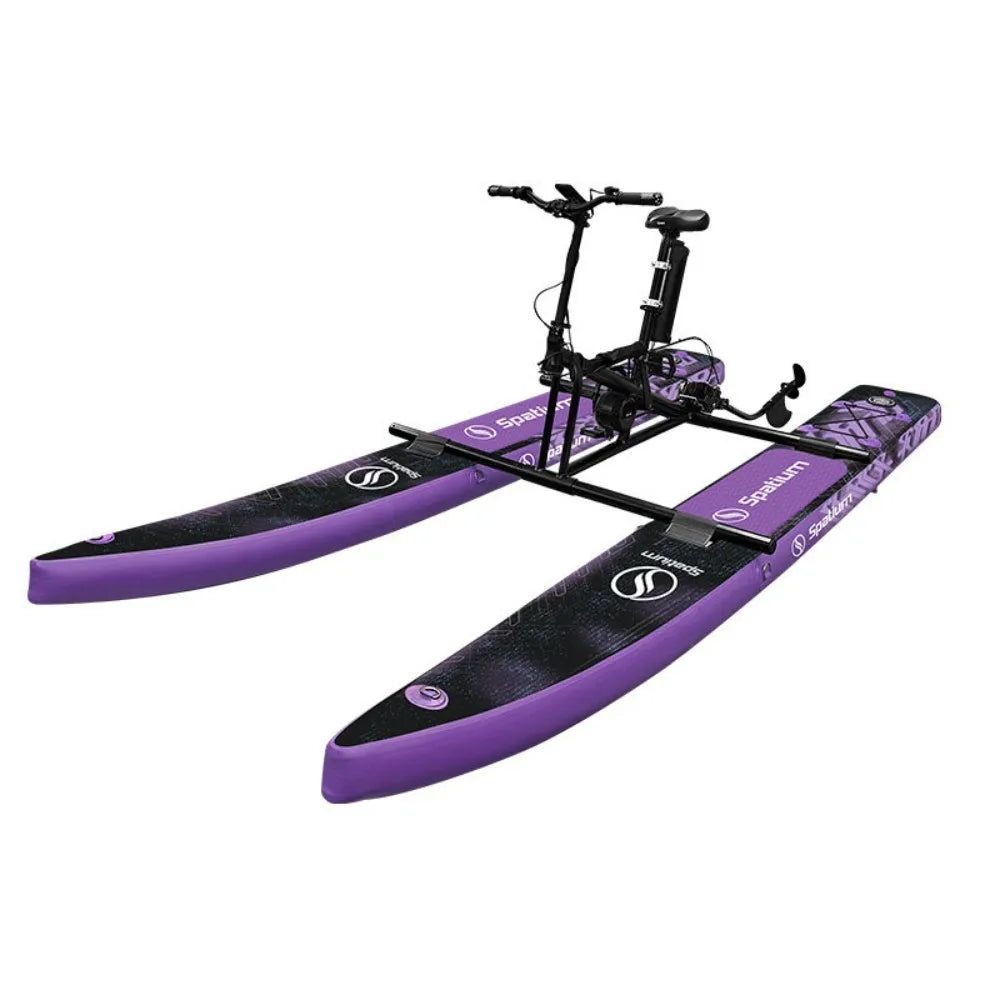 Single Water Bike Inflatable Pedal Boat 3.0 Inflatable Pedal Kayak Pedal Bicycle For Water Sports More Stable And Easy To Drive