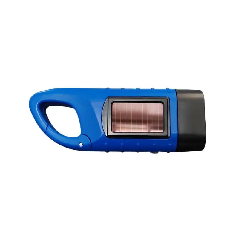 New Portable LED Flashlight Tent Light Hand Crank Dynamo Solar Power Torch Outdoor Camping Hiking Long-range Emergency Lantern