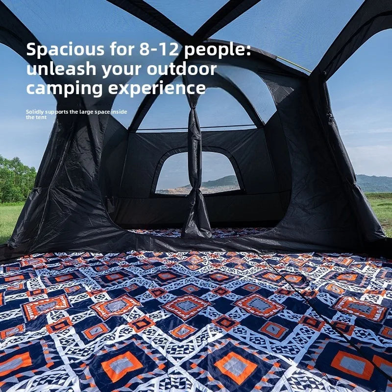 Two Room Tent Family Camping Quick Setup Waterproof Portable Shelter Outdoor Camping Tent Tents Outdoor Camping Ultralight Tent