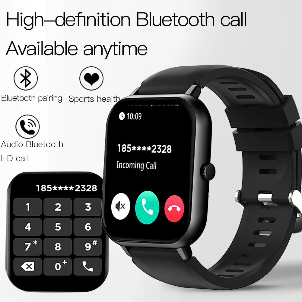 OLEVS 8203 Smart Watch 1.83 Inch Full Touch Screen Bluetooth Call Smartwatch Waterproof  Music Fitness Tracker Sports Smartwatch