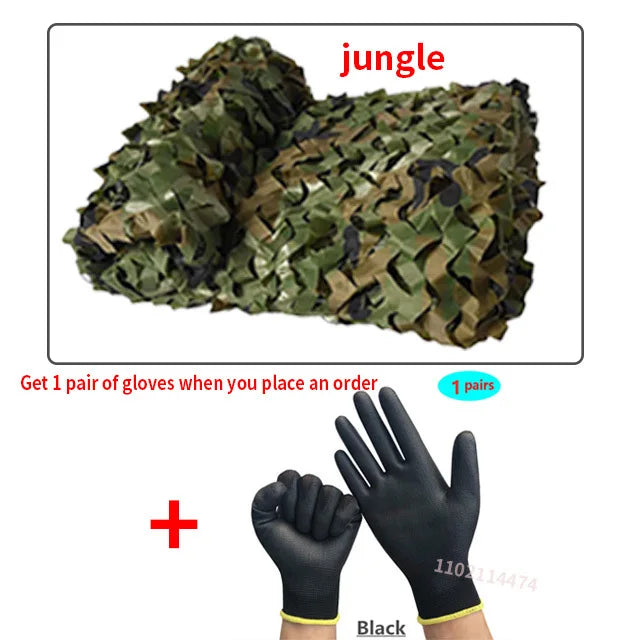 Military camouflage net military uniform camouflage net hunting camouflage net car tent white blue green black jungle