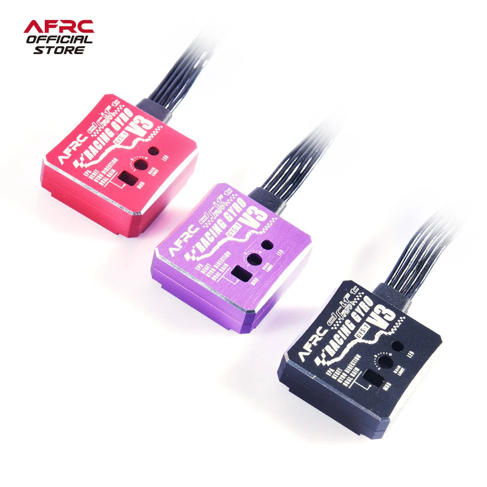 AFRC-GYS-1 V3 RACING Gyro Drift Car Stabilizer CNC Metal Case For 1/28 1/18 1/10 1/8 RC Cars /Boats Model DIY Assembly Upgrading