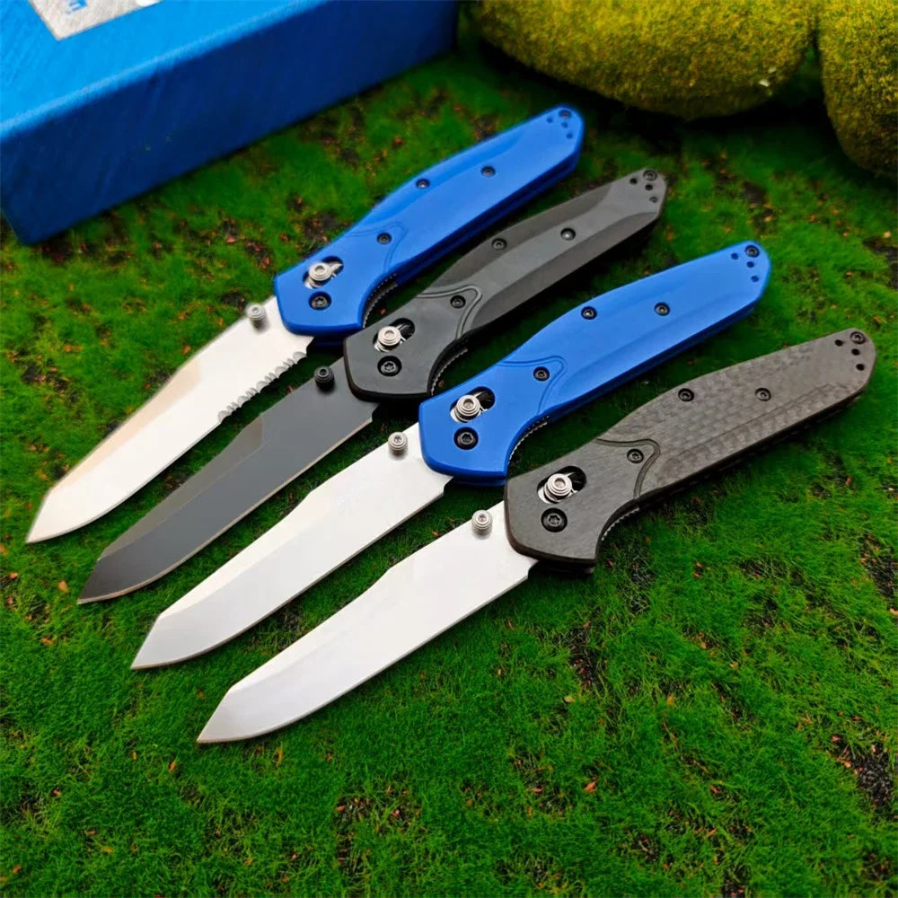 BM 940 EDC Axis Knife with Black Nylon Glass Fiber Handle Folding Pocket Knife Outdoor Knives Multitool Camping Fishing Hunting